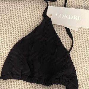 LONDRE The Triangle Top Black Plaid